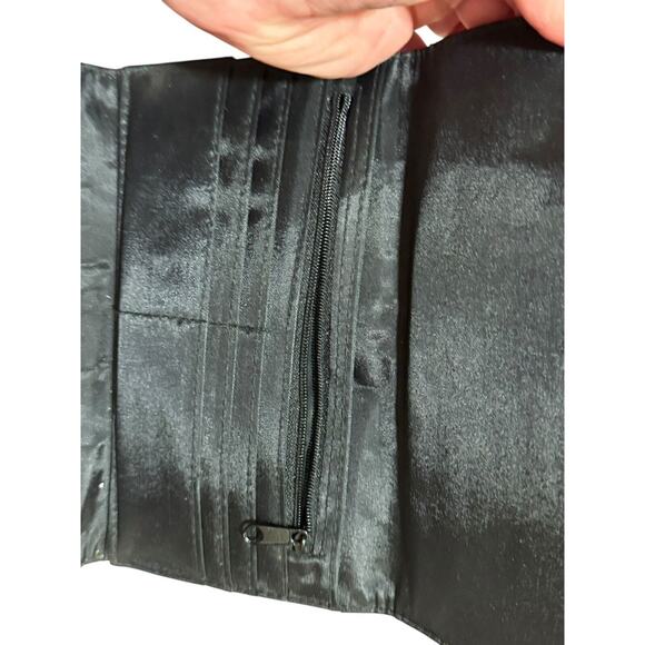 Vintage Disney Store Winnie The Pooh Trifold Wallet Red Blue Plaid Embroidered - Picture 8 of 10